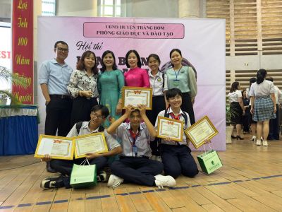 Ch&uacute;c mừng kết quả cuộc thi H&ugrave;ng Biện tiếng Anh cấp huyện năm học 2023-2024