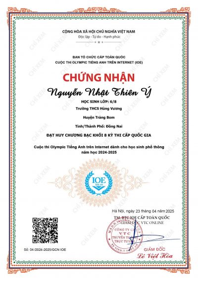 Tin vui từ s&acirc;n chơi IOE Giải Quốc gia (2024-2025)
